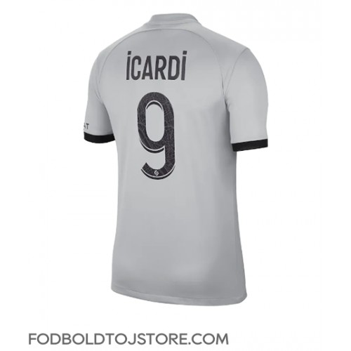 Paris Saint-Germain Mauro Icardi #9 Udebanetrøje 2022-23 Kortærmet